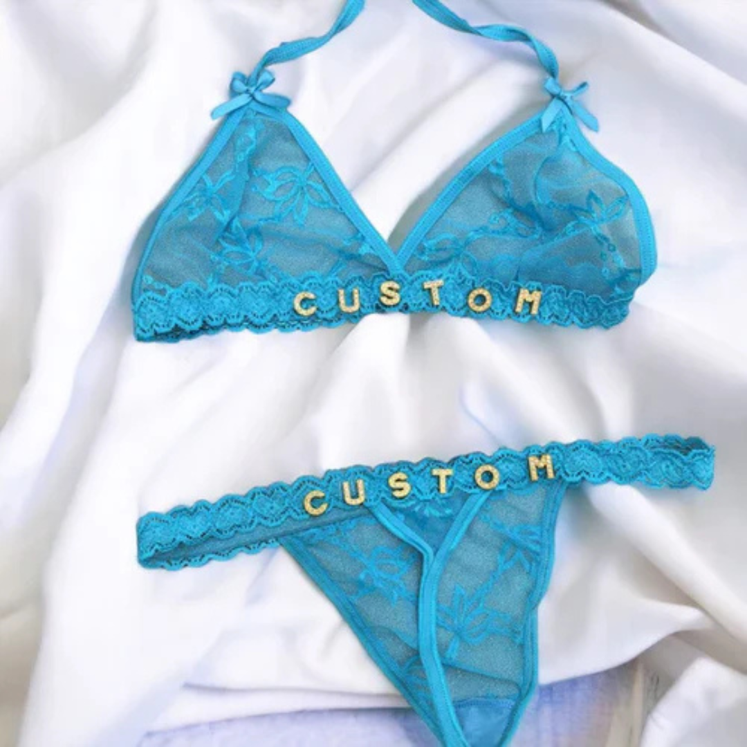 LuxeLace™ – Personalisierte Dessous mit funkelnde Strasssteinen