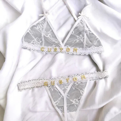 LuxeLace™ – Personalisierte Dessous mit funkelnde Strasssteinen