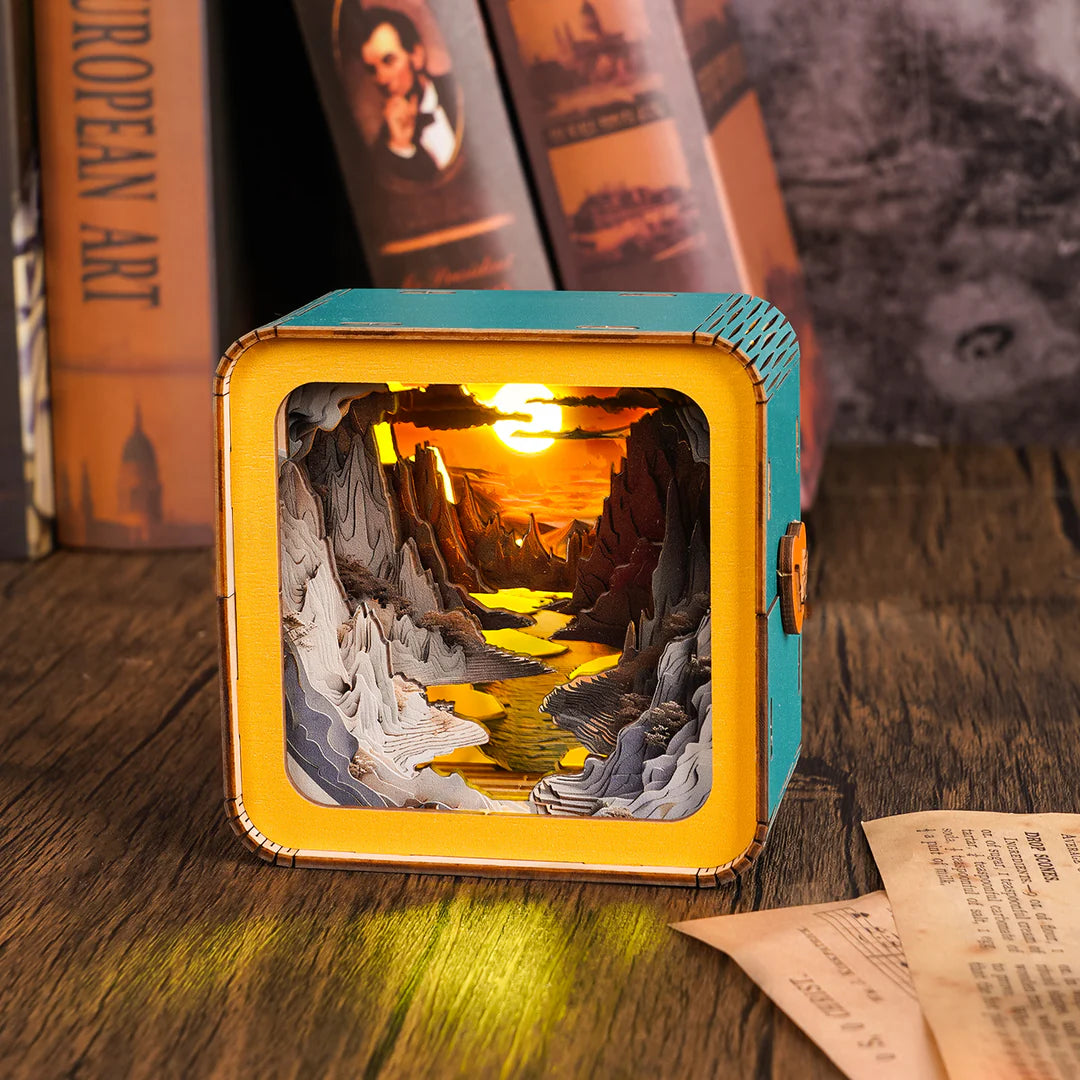 3D Holz Puzzle Night Light