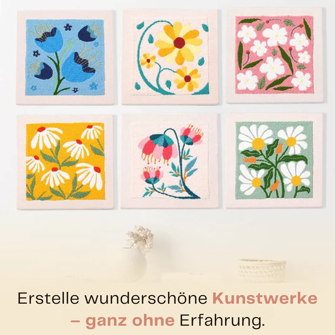 Calmstich Punch Needle Kit mit Garnen