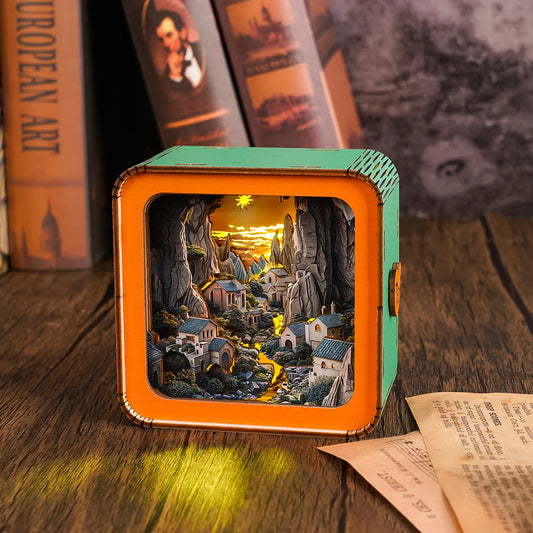 3D Holz Puzzle Night Light