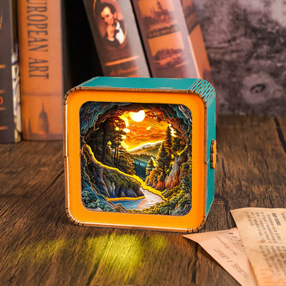 3D Holz Puzzle Night Light
