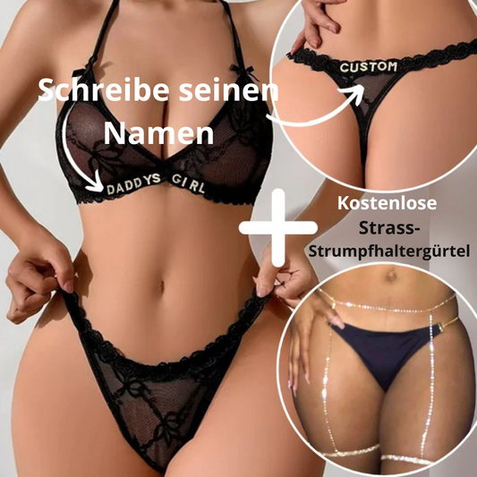 LuxeLace™ – Personalisierte Dessous mit funkelnde Strasssteinen