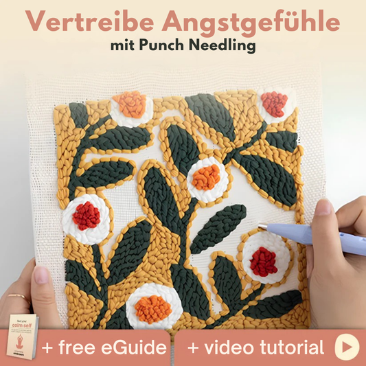 Calmstich Punch Needle Kit mit Garnen
