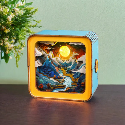 3D Holz Puzzle Night Light