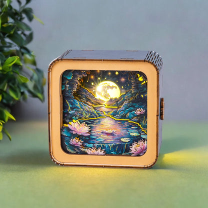3D Holz Puzzle Night Light