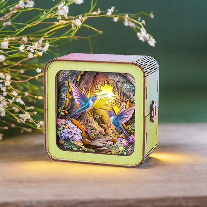 3D Holz Puzzle Night Light